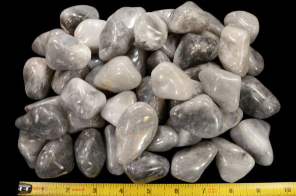 GRAY AGATE 2" 2-3 Oz Large Tumbled Stone Polished Rock Mineral Root Chakra Crystal Natural Mineral Specimen Reiki - Image 3