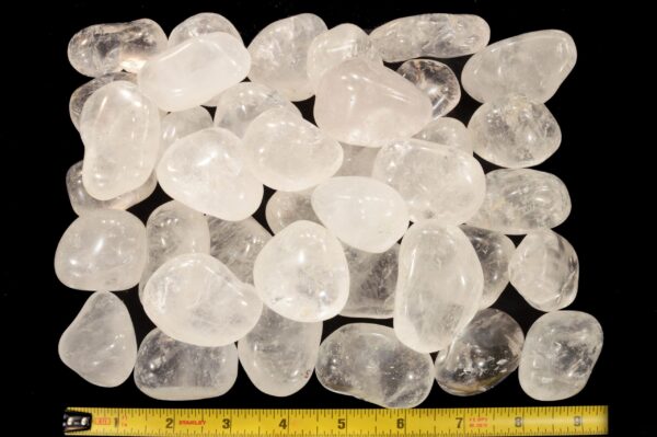QUARTZ Crystal 1 1/2" Large Polished Tumbled Rock Mineral All Chakras Crystal Stone Natural Mineral Specimen Reiki - Image 4
