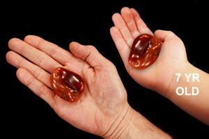 Red Agate 2" Large Tumbled Stone Polished Root Chakra Crystal Rock Mineral Specimen Natural Reiki Stone