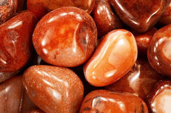 Red Agate 2" Large Tumbled Stone Polished Root Chakra Crystal Rock Mineral Specimen Natural Reiki Stone - Image 2