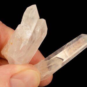 QUARTZ Crystal 1 1/2" Set of 4 Raw Points Rock Mineral All Chakra Crystal Stone Raw Natural Specimen Reiki #4