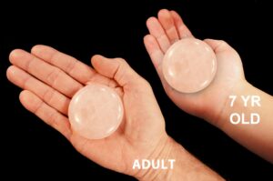 ROSE QUARTZ Palm Stone 2 1/2" Massage Polished Rock Mineral Heart Chakra Crystal Stone Natural Mineral Specimen Reiki