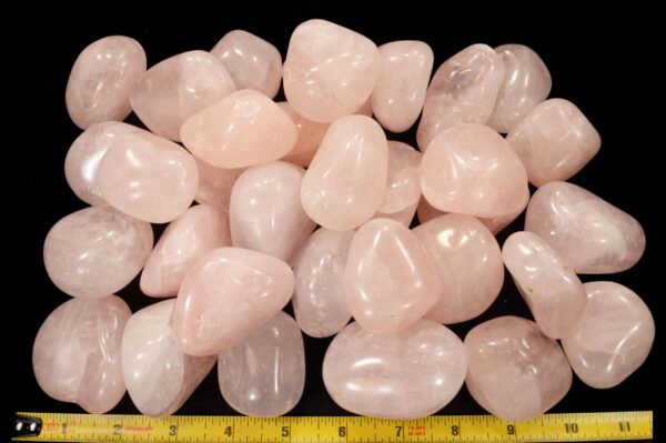 ROSE QUARTZ Crystal 1 1/2" 1-2 Oz Medium Tumbled Stone Polished Rock Mineral Heart Chakra Crystal Stone Natural Specimen Reiki - Image 3