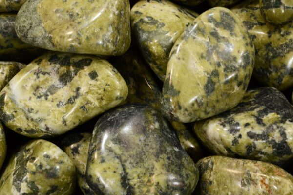 GREEN SERPENTINE 1 1/2" 2 Oz Large Tumbled Polished Rock Mineral Heart Chakra Crystal Stone Natural Specimen Reiki - Image 2