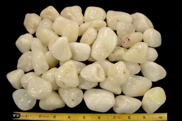 QUARTZ SULFUR 1 3/4" Tumbled Stone Polished Rock Mineral Solar Plexus Chakra Crystal Stone Natural Specimen Reiki - Image 3