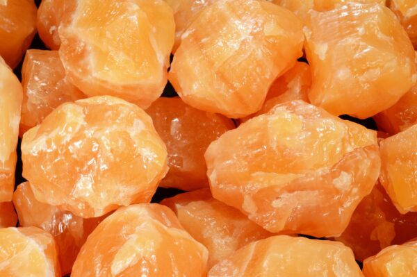 ORANGE CALCITE 2 1/2" 8-12 Oz Large Raw Rock Mineral Specimen Sacral Chakra Crystal Reiki Stone - Image 2