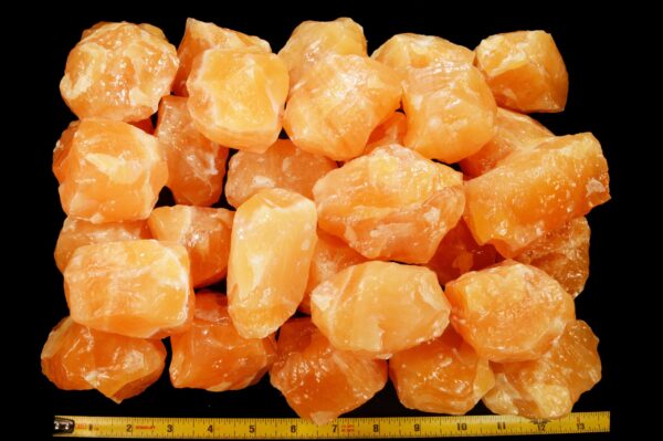 ORANGE CALCITE 2 1/2" 8-12 Oz Large Raw Rock Mineral Specimen Sacral Chakra Crystal Reiki Stone - Image 3