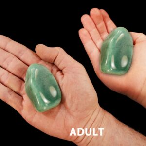 GREEN AVENTURINE 2 1/2" 4-7 Oz Extra Large Tumbled Stone Polished Rock Mineral Green Heart Chakra Crystal Natural Specimen Reiki
