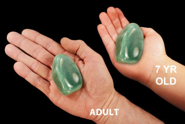 GREEN AVENTURINE 2 1/2" 4-7 Oz Extra Large Tumbled Stone Polished Rock Mineral Green Heart Chakra Crystal Natural Specimen Reiki