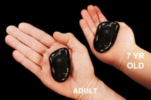 BLACK ONYX 2 1/2" 4-7 Oz Large Tumbled Stone Polished Rock Mineral Root Chakra Crystal Natural Mineral Specimen Reiki