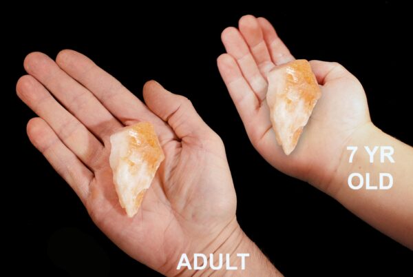 CITRINE CRYSTAL 2 1/2" 2-4 Oz Large Tumbler Polished Rock Mineral Sacral Chakra Stone Natural Specimen Reiki