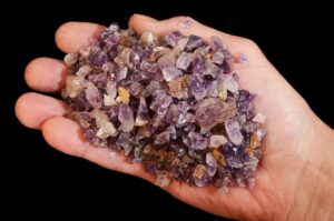 AMETHYST Crystal Chips 6 Ounce Bag for Jewelry Raw Rock Mineral Third Eye Chakra Crystal Stone Raw Natural Specimen