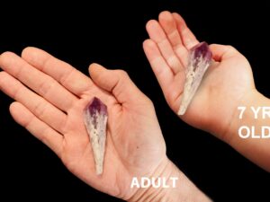 AMETHYST Crystal 3" Dragon Tooth Tower Raw Rock Mineral Crown Chakra Crystal Wand Stone Natural Specimen Reiki