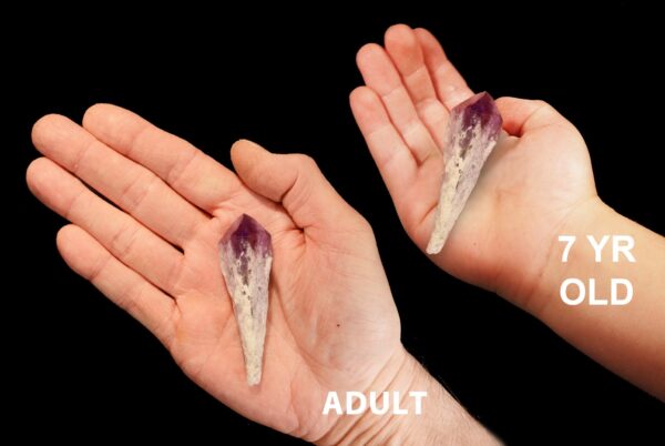 AMETHYST Crystal 3" Dragon Tooth Tower Raw Rock Mineral Crown Chakra Crystal Wand Stone Natural Specimen Reiki