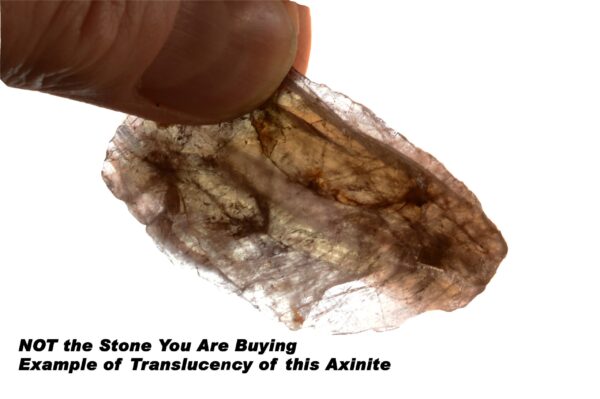 AXINITE Crystal 3/4" Skardu Pakistan Third Eye Chakra Crystal Raw Rock Mineral Specimen   Stone Reiki Gemstones - Image 4