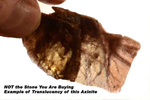 AXINITE Crystal 3/4" Skardu Pakistan Third Eye Chakra Crystal Raw Rock Mineral Specimen   Stone Reiki Gemstones - Image 3