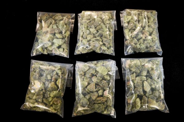 VESUVIANITE Crystal 1/2" 6 Oz Bag Grade A Idocrase Cluster Raw Rock Mineral Heart Chakra Crystal Stone Natural Specimen - Image 3