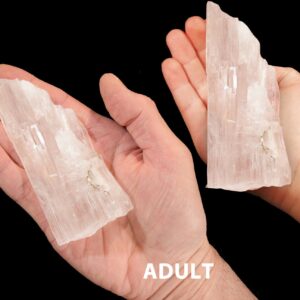 KERNITE Crystal 4" 8-12 Oz Raw Rock Mineral Crown Chakra Healing Crystal Stone Raw Natural Specimen Reiki