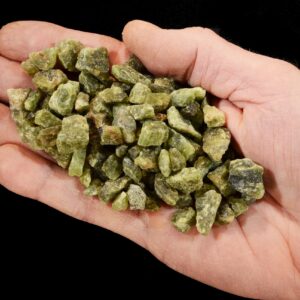 VESUVIANITE Crystal 1/2" 6 Oz Bag Grade A Idocrase Cluster Raw Rock Mineral Heart Chakra Crystal Stone Natural Specimen