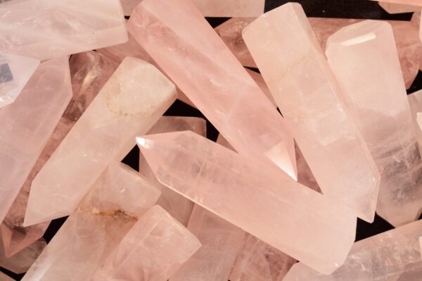 ROSE QUARTZ Point 2 3/4" Crystal Tower Polished Rock Mineral Specimen Heart Chakra Crystal Stone - Image 2