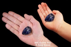 BLUE SODALITE 1 1/4" A Grade Large Tumbled Stone Polished Rock Mineral Throat Chakra Crystal Stone Natural Specimen Reiki