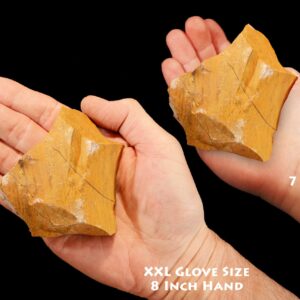 YELLOW JASPER 3 1/2" 8-12 Oz Raw Natural Rock Mineral Solar Plexus Chakra Raw Crystal Stone Mineral Specimen Reiki