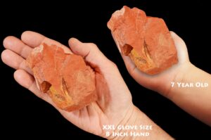 RED JASPER 3 1/2" 8-13 Oz Raw Rock Mineral Root Chakra Crystal Stone Raw Natural Mineral Specimen Reiki