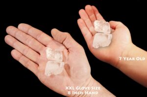 ICE CALCITE 1" 2 Pieces Crystal Large Raw Rock Mineral Crown Chakra Crystal Stone Natural Specimen