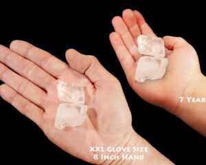 ICE CALCITE 1" 2 Pieces Crystal Large Raw Rock Mineral Crown Chakra Crystal Stone Natural Specimen