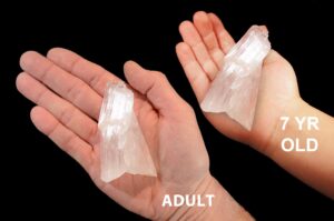 KERNITE CRYTAL 2 1/2" 2-4 Oz Raw Rock Mineral Crown Chakra Crystal Stone Rough Natural Specimen Reiki