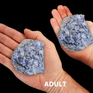BLUE QUARTZ 2 1/2" 4-7 Oz Lapidary Rough Large Rock Mineral Throat Chakra Crystal Stone Raw Natural Specimen Reiki