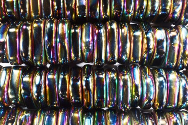 RAINBOW MAGNETIC HEMATITE 1 1/2" Polished Rock Mineral Root Chakra Crystal Stone Raw Specimen Reiki - Image 2