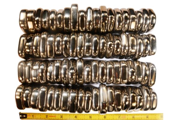 SILVER MAGNETIC HEMATITE 1 1/2" Polished Rock Mineral Root Chakra Crystal Stone Raw Specimen Reiki - Image 4