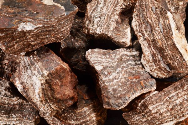 BANDED ONYX 3" 8-12 Oz Rough Rock Mineral Specimen Raw Root Chakra Crystal Stone - Image 2