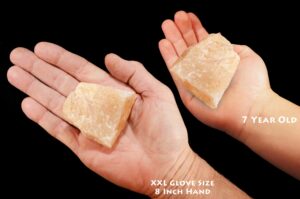 ORANGE AVENTURINE 3" 8-12 Oz Raw Rock Mineral Sacral Chakra Crystal Natural Mineral Specimen Reiki