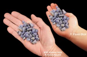 TANZANITE 1/2" 2 Ounce Bag Rough Precious Gemstone Rock Mineral Throat Chakra Crystal Stone Genuine Natural Specimen Reiki