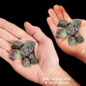 RUBY Zoisite Crystal 1" 6 Pieces Precious Gemstone Heart Chakra Rock Mineral Specimen Crystal Stone Reiki