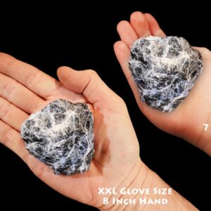 BLUE SODALITE 2 1/2" 4-7 Oz Raw Rock Mineral Throat Chakra Crystal Stone Raw Natural Mineral Specimen Reiki
