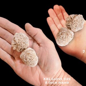 SELENITE ROSE 1 1/2" 2 Pieces Raw Rock Mineral Crown Chakra Crystal Stone Raw Reiki Stone Mineral Specimen