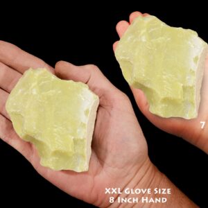 LEMON QUARTZ 4 1/2" 1 Lb to 1 1/2 Lb Lapidary Rough Extra Large Solar Plexus Chakra Crystal Rock Mineral Specimen Raw Reiki Stone