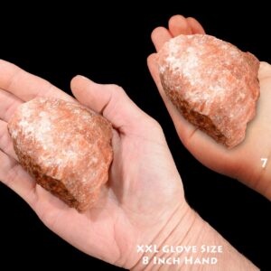 RED WHITE CALCITE 3" 8-12 Oz Raw Chakra Crystal Stone Rough Rock Mineral Specimen Reiki