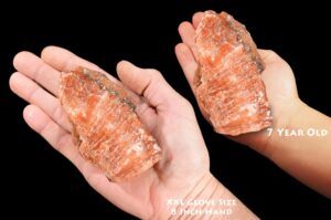 RED WHITE CALCITE 4" 13-16 Oz Raw Chakra Crystal Stone Rough Rock Mineral Specimen Reiki