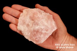 ROSE QUARTZ Crystal 4" 1-2 Lb Heart Chakra Crystal Rock Mineral Specimen Crystal Chakra Stone Reiki Gemstones