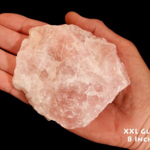 ROSE QUARTZ Crystal 4" 1-2 Lb Heart Chakra Crystal Rock Mineral Specimen Crystal Chakra Stone Reiki Gemstones