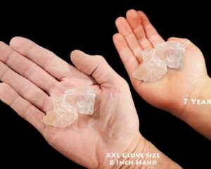 QUARTZ Crystal 1 1/2" Set of 2 A Grade Raw Rock Mineral All Chakra Crystal Stone Natural Specimen Reiki