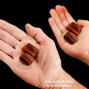 RED TIGERS EYE 1 1/4" 2 Pieces Top Grade Tumbled Stone Polished Rock Mineral Sacral Chakra Crystal Stone Natural Specimen Reiki