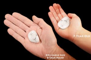 HOWLITE Crystal 2 1/4" 1-3 Oz Tumbled Polished Natural Rock Mineral Crown Chakra Crystal Stone Reiki Specimen