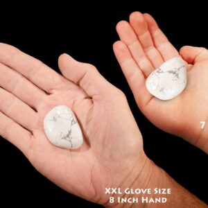HOWLITE Crystal 2 1/4" 1-3 Oz Tumbled Polished Natural Rock Mineral Crown Chakra Crystal Stone Reiki Specimen