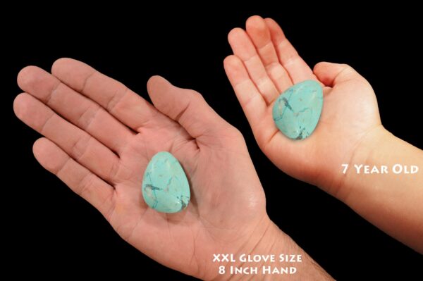CHRYSOCOLLA 1 1/2" Top Grade Tumbled Polished Natural Rock Mineral Throat Chakra Crystal Stone Specimen