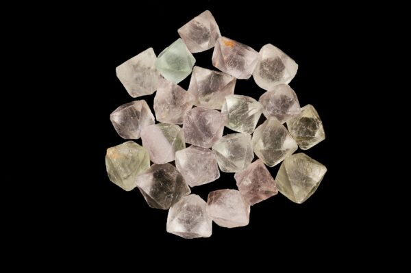 WHITE FLUORITE Octahedron 1" Raw Heart Chakra Crystal Rough Rock Mineral Specimen Reiki Stone - Image 2